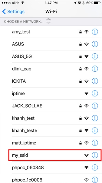 Connect to WLAN